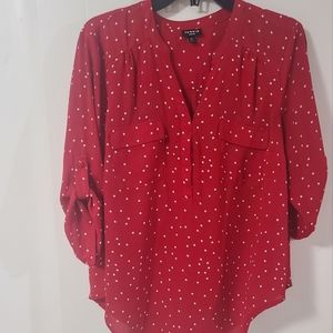 Red Polka Dot Blouse • TORRID
